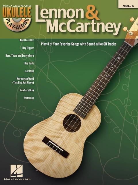 Lennon & Mccartney Ukulele Play Along Bk/cd V6