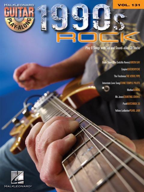 1990s Rock Guitar Play Along Bk/cd V131