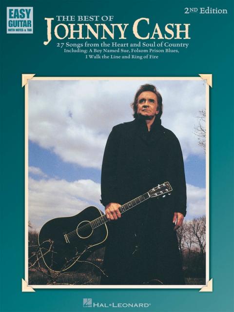 BEST OF JOHNNY CASH EASY GUITAR NOTES & TAB 2ND ED