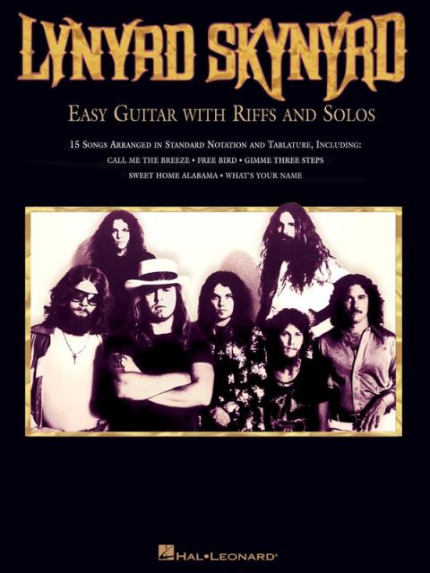 Lynyrd Skynyrd Easy Guitar Riffs & Solos Tab