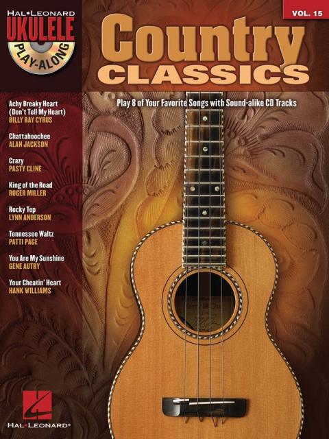 Country Classics Ukulele Play Along Bk/cd V15