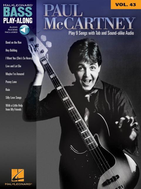 Paul Mccartney Bass Play Along V43 Bk/cd