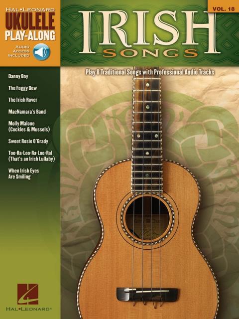 Irish Songs Ukulele Play Along Bk/cd V18