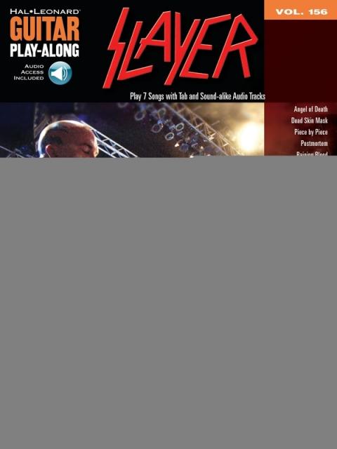 Slayer Guitar Play Along Bk/cd V156