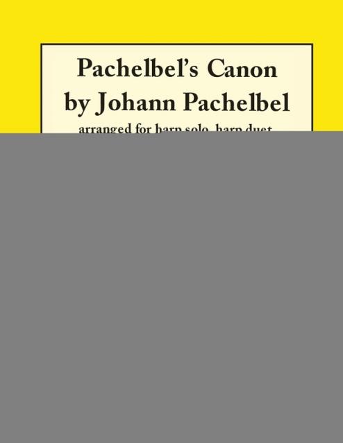 Canon By Pachelbel Arr Woods