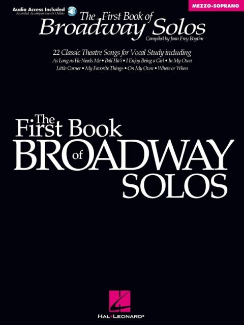 First Book Of Broadway Solos Mez/sop Bk/cd