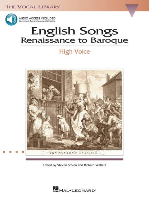 English Songs Renaissance - Baroque High Bk/cd