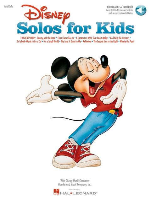 DISNEY SOLOS FOR KIDS BK/OLA