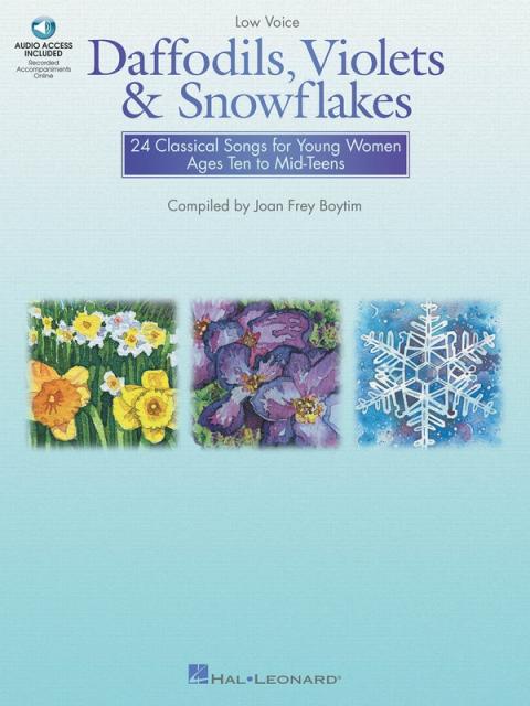 Daffodils Violets & Snowflakes Med Bk/cd