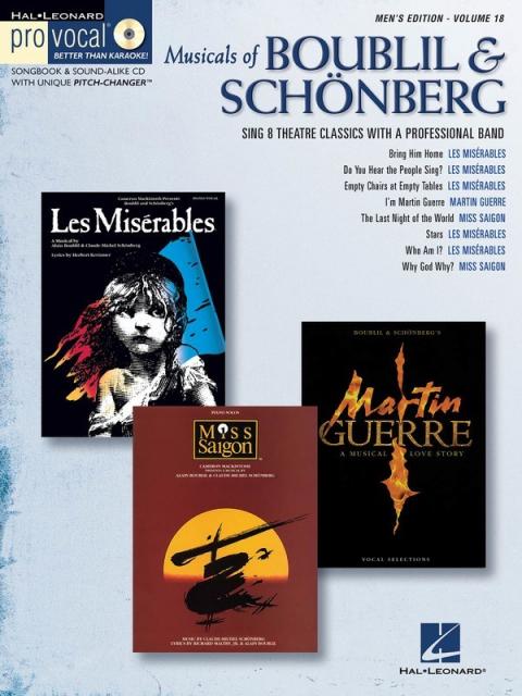 Musicals Boublil & Schonberg Pro Vocal Men V18