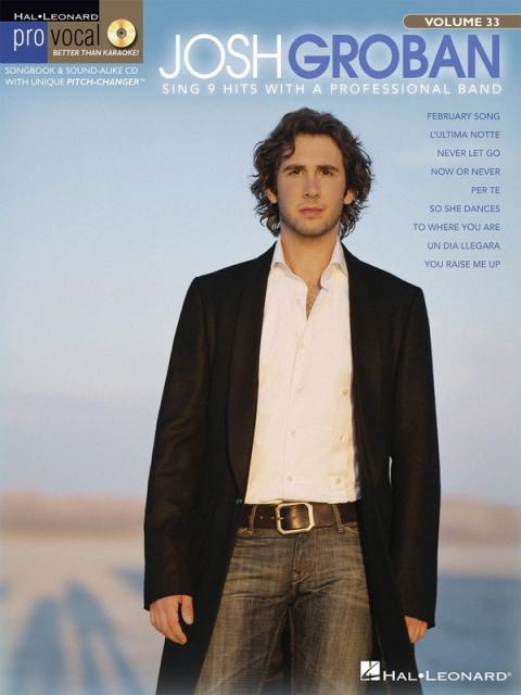 Josh Groban Pro Vocal Men Bk/cd V33