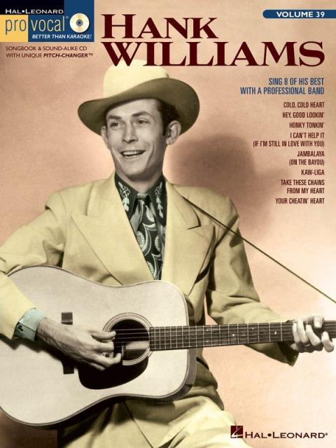 Hank Williams Pro Vocal Men V39 Bk/cd