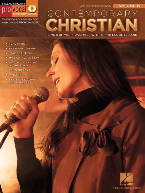 Contemporary Christian Wom Pro Vocal V35 Bk/cd