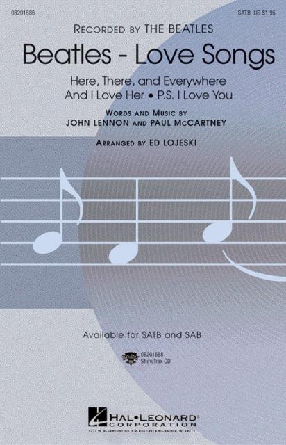 Beatles Love Songs Satb