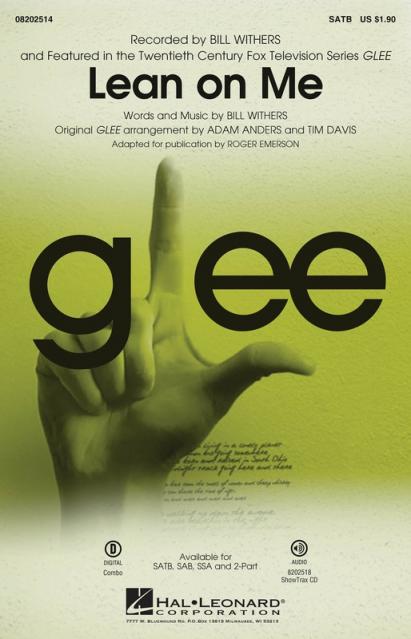 Lean On Me From Glee Satb