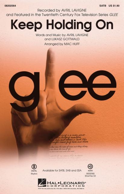 Keep Holding On From Glee Satb