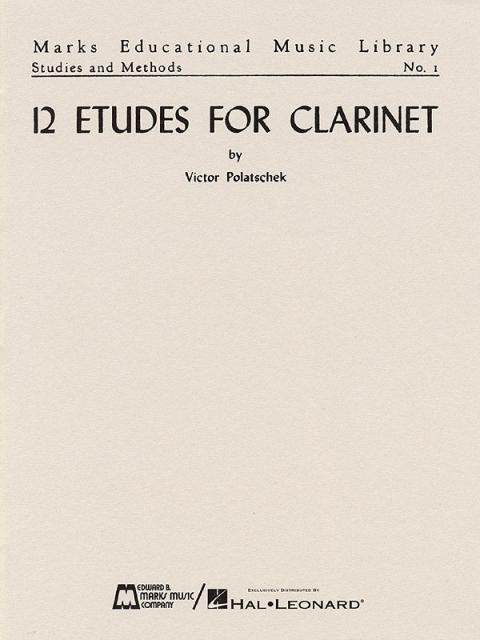 Etudes 12 For Clarinet Ww Method