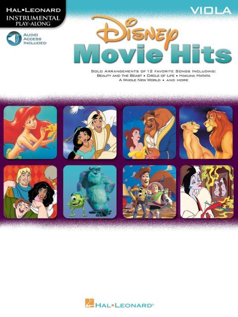 Disney Movie Hits Bk/cd Viola