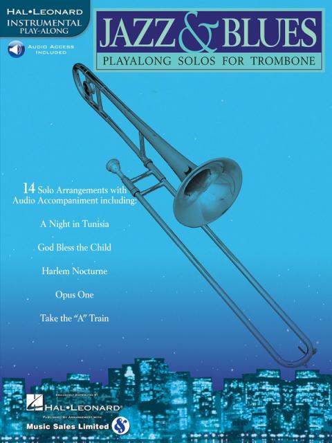 Jazz And Blues Play Along Trombone Bk/cd