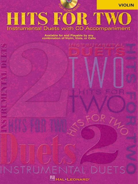 Hits For Two Violin Bk/cd Duet