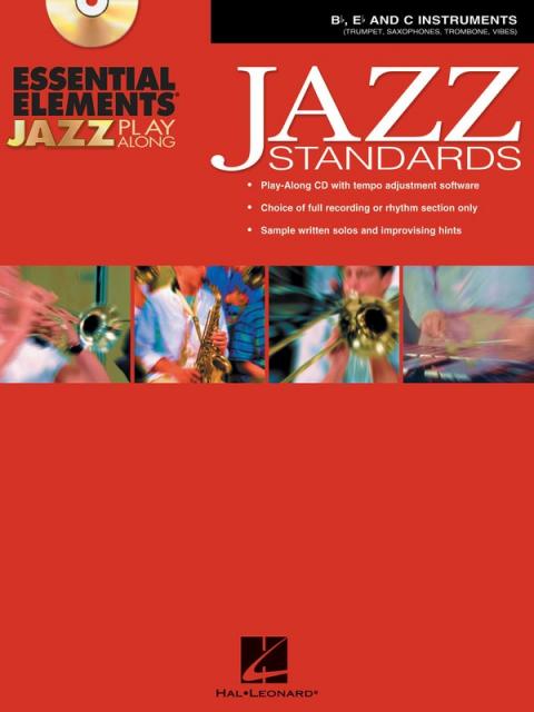 JAZZ STANDARDS EE JAZZ PLAY ALONG B FLAT E FLAT & C W/CD