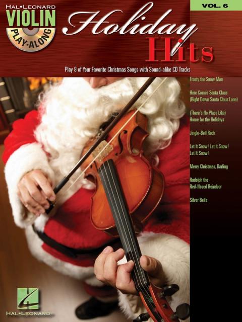 Holiday Hits Violin Play Along Bk/cd V6