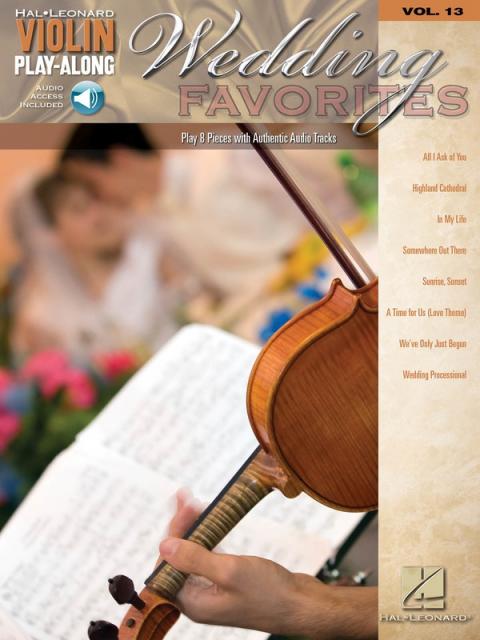 Wedding Favorites Violin Play Along V13 Bk/cd