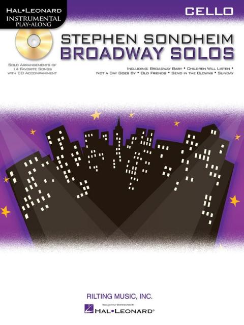 Stephen Sondheim Broadway Solos Bk/cd Cello