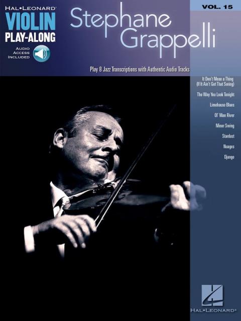 STEPHANE GRAPPELLI VIOLIN PLAYALONG V15 BK/OLA