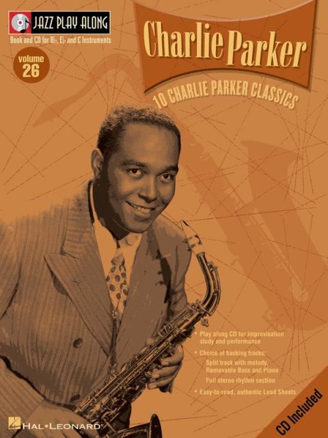 Charlie Parker Jazz Play Along Bk/cd V26