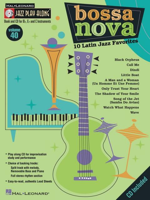 Bossa Nova Jazz Play Along Bk/cd V40