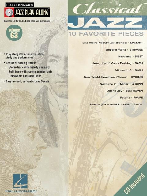 Classical Jazz Play Along Bk/cd V63