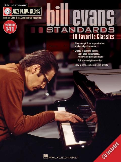 Bill Evans Standards Jazz Play Along Bk/cd V141