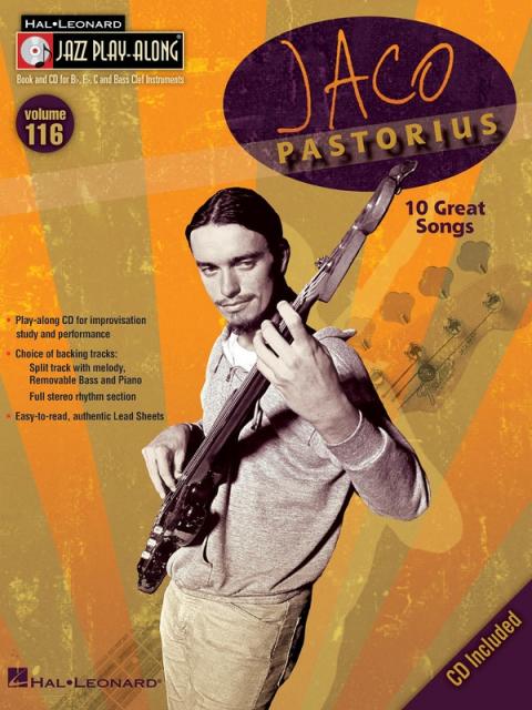 Jaco Pastorius Jazz Play Along Bk/cd V116