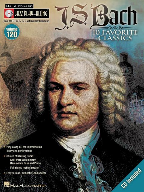 Bach Jazz Play Along Bk/cd V120