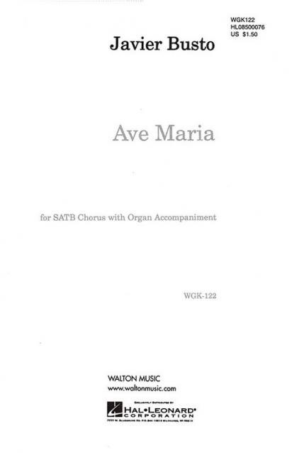 Ave Maria Satb