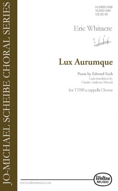 Lux Aurumque Light Of Gold Ttbb A Cappella