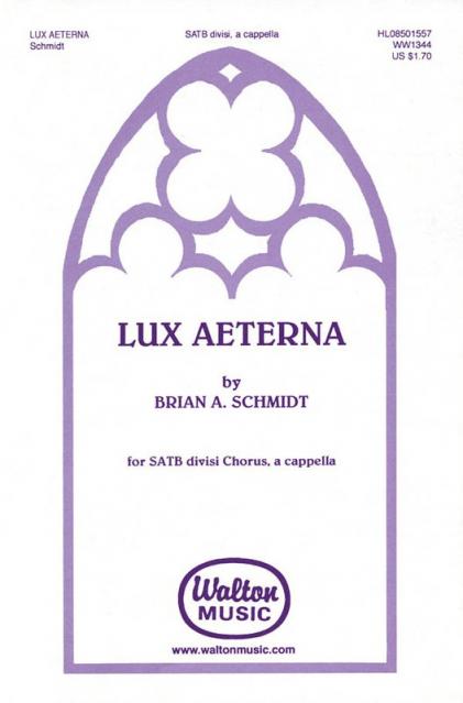 Lux Aeterna Satb Divisi A Capella