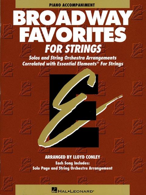 Broadway Favorites For Strings Pno Accomp Ee