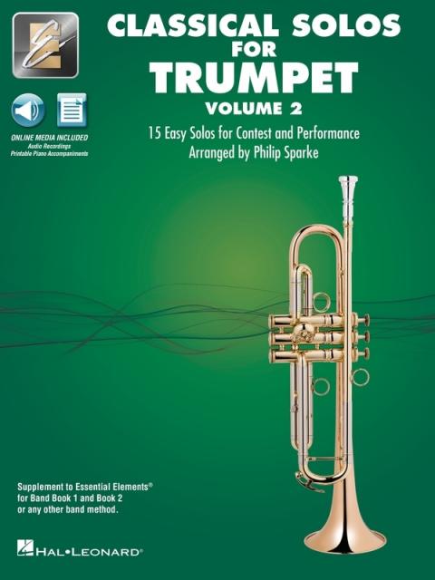 CLASSICAL SOLOS FOR TRUMPET VOL 2 BK/OLM