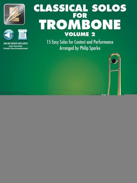 CLASSICAL SOLOS FOR TROMBONE VOL 2 BK/OLM