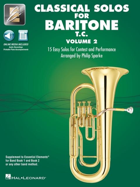 CLASSICAL SOLOS FOR BARITONE TC VOL 2 BK/OLM