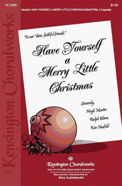 Have Yourself A Merry Little Christmas Satb Acap