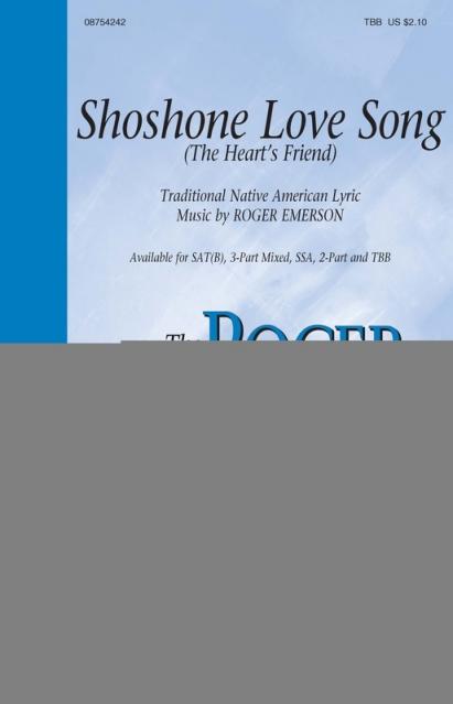 Shoshone Love Song Satb