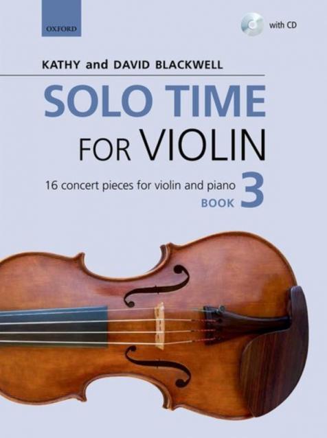 Solo Time For Violin Bk 3 Bk/cd