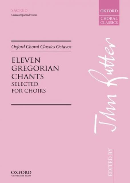 Gregorian Chants 11 Unison Ed Rutter