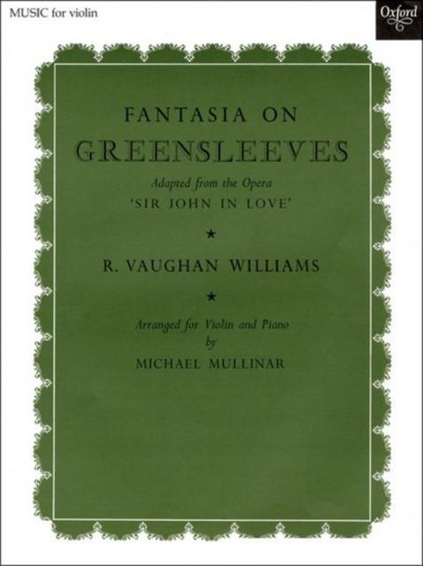 Vaughan Williams - Fantasia On Greensleeves Violin/piano