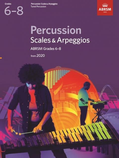 Abrsm Percussion Scales & Arpeggios Gr 6-8