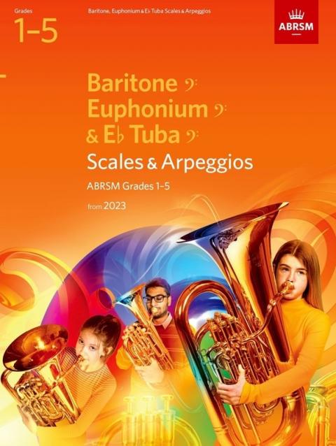 ABRSM SCALES AND ARPEGGIOS FOR BARITONE BC/TUBA GR 1-5