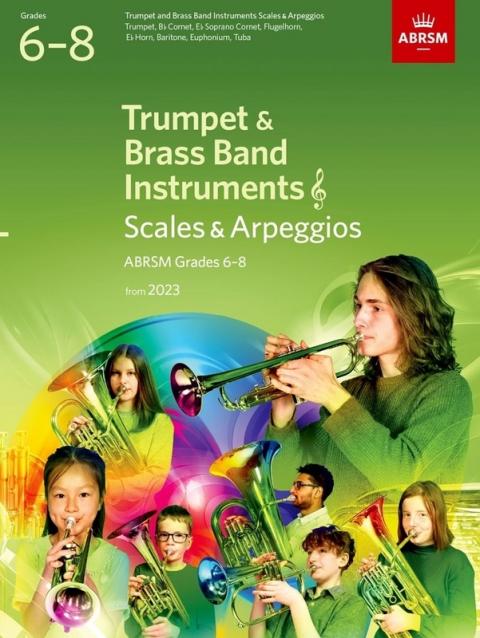 ABRSM SCALES AND ARPEGGIOS TRUMPET/BRASS BAND TC GR 6-8